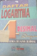 DAFTAR LOGARITMA 4 DESIMAL