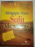 MENGAPA ANDA SULIT MENANGIS